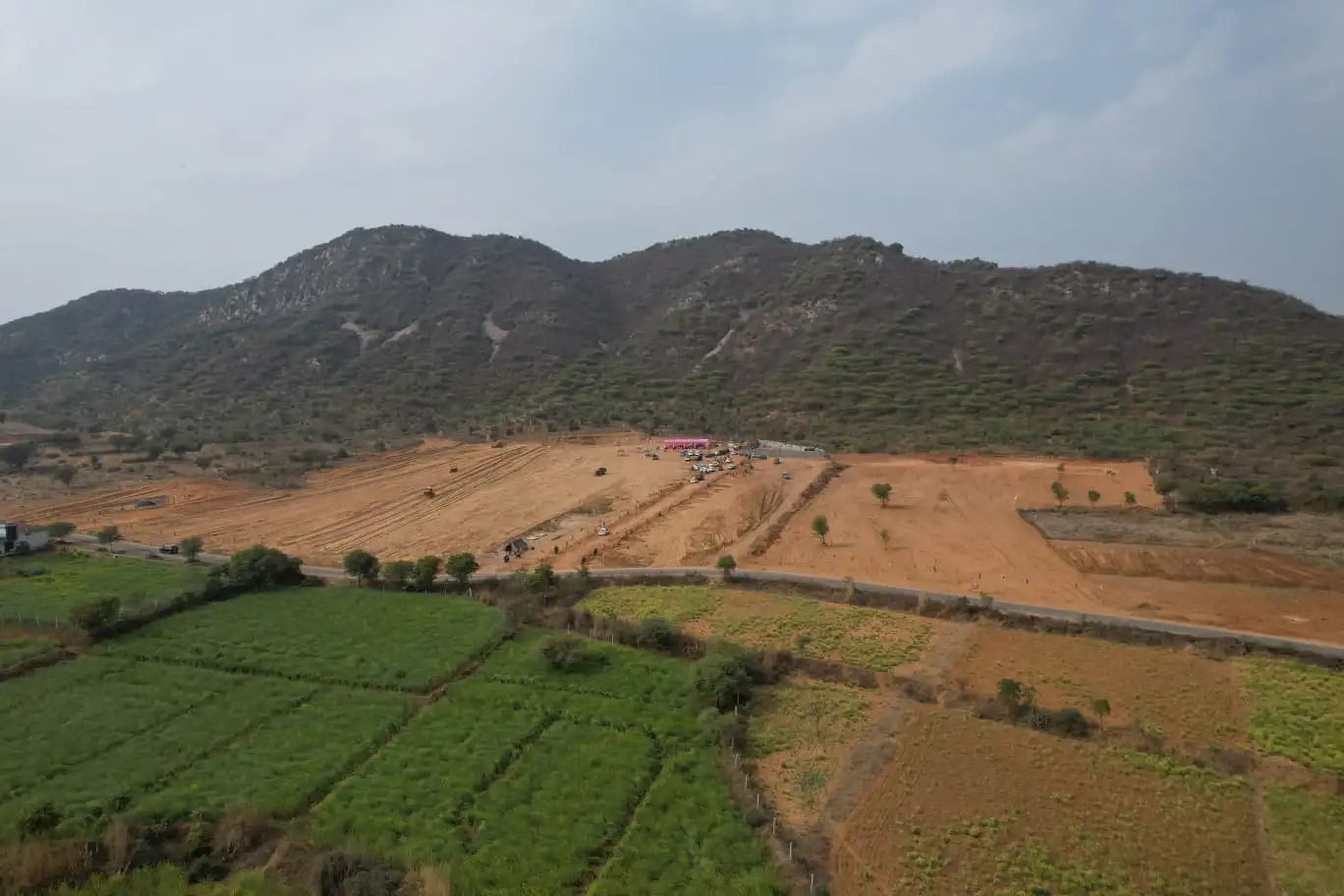 virat heritage farms site view